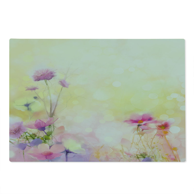 Planche à découper rose Ambesonne