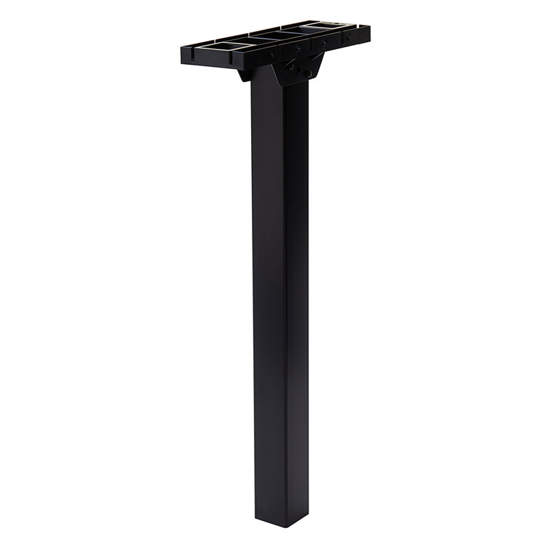 Patriot Plastic, Top Mount, Mailbox Post & Mounting Kit, Black