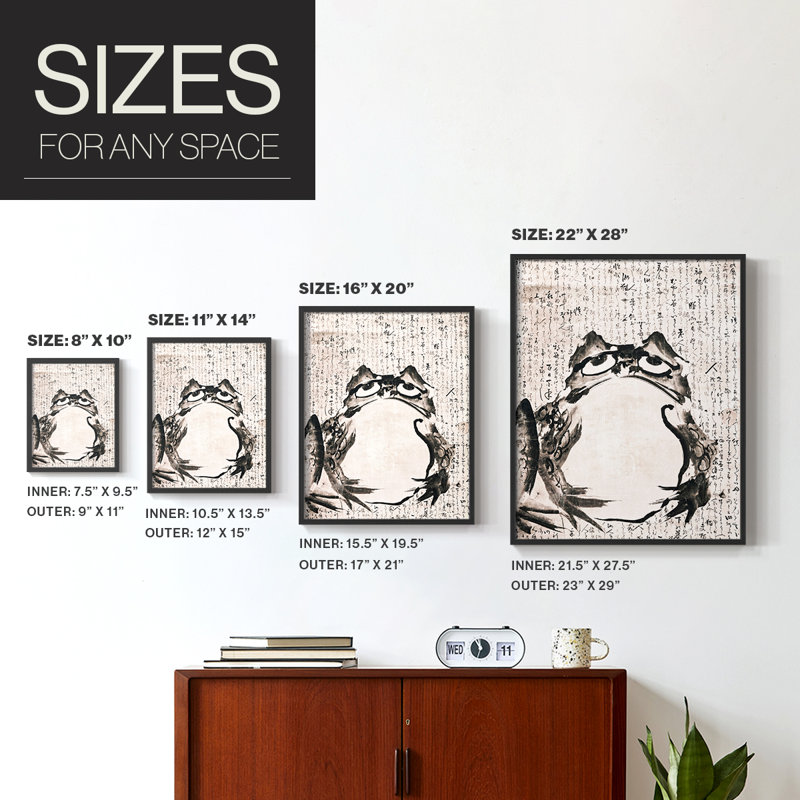 Vintage Animal Print I Framed Print - Solid Wood, H 21 po x l 17 po, Noir, noir, noir, noir