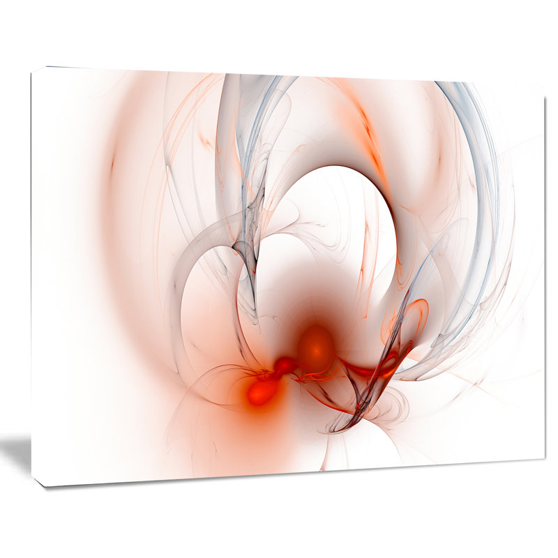 «Red Fractal Galactic Nebula», impression sur toile tendue, H 28 po x l 60 po x p 1,5 po