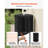 Collapsible Rain Barrel 100 Gal Rain Catcher with Spigot and Overflow Kit