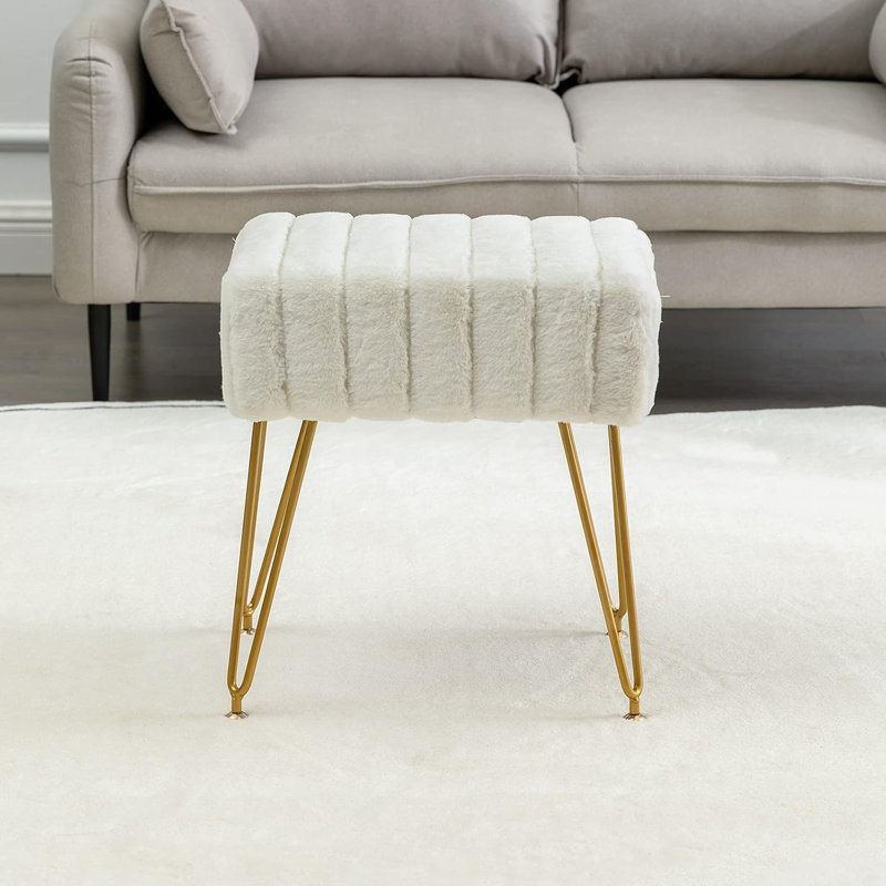Banc avec repose-pieds Modern Mink
