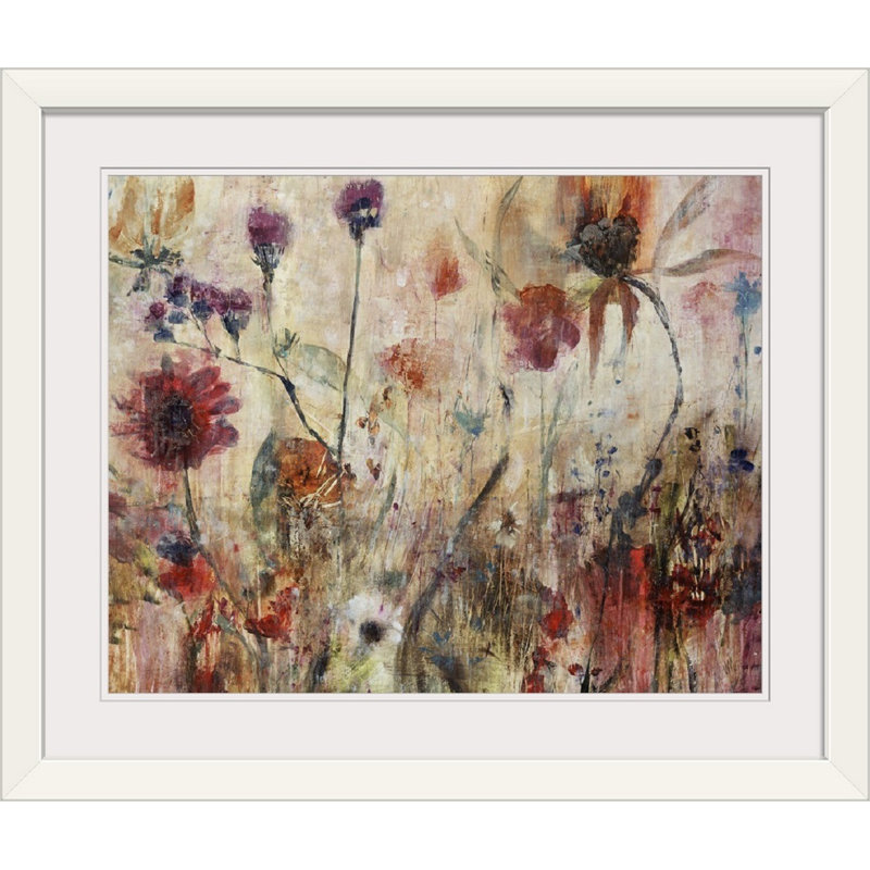 " Illuminated Nature " by Jodi Maas, White Framed, 32" H x 38" W x 1" D