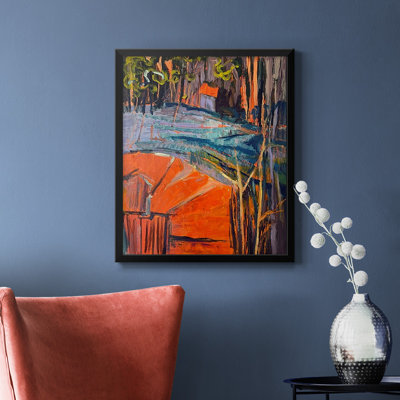 Cadmium Winter Solstice IV Premium Framed Canvas - Ready to Hang