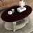 Mairie 42-inch Oval Wood Coffee Table-48212849-48212848
