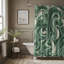 Chunky Emerald Twirl - Premium Shower Curtain-1163819146