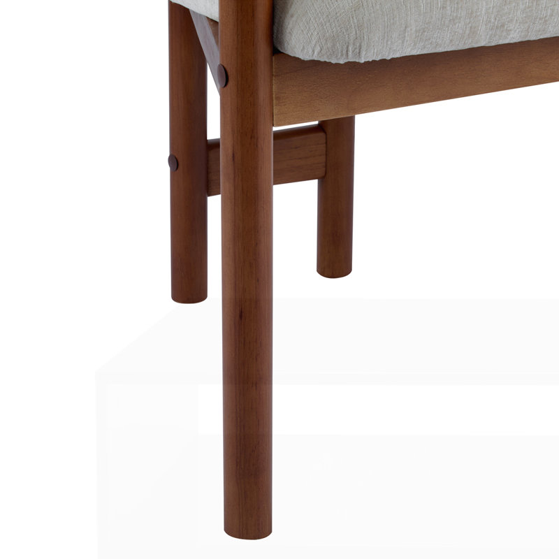 Ensemble de 2 chaises avec accoudoirs rembourrés