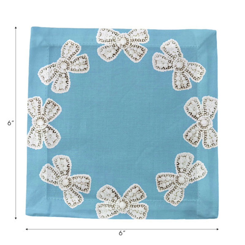 Square Napkins, Bluebell