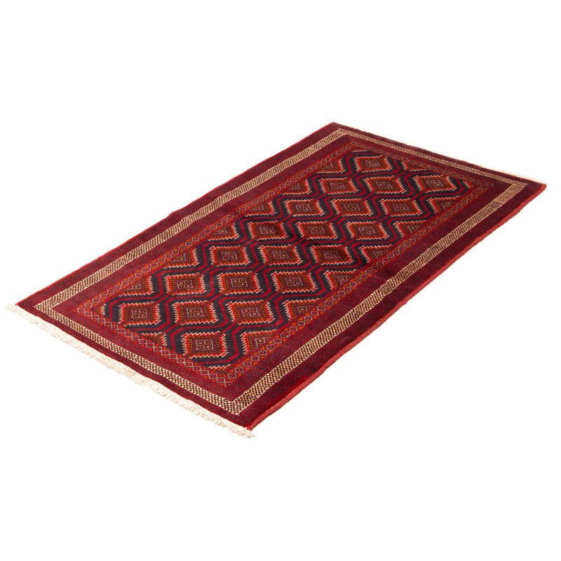 Tapis unique en laine noué à la main 3 pi 3 po x 6 pi 3 po nouvel âge Kalgoorlie