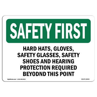 Enseigne de sécurité pour casque et gants