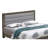 Functional Gray Full Bed with Stylish Design