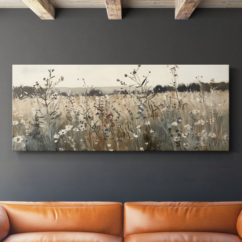 Série paysage - Cxxx - Toile tendue avec châssis - Prêt à accrocher, H 12 po x l 30 po