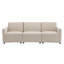 Canapé modulaire 3 pièces Duvall - Tissu de performance naturel avec polyester recyclé-100389670