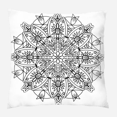 Lillias Outdoor Reversible Throw Pillow