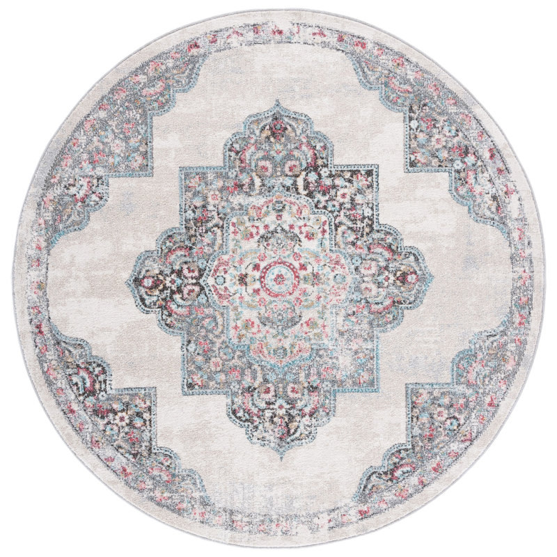 Dostie Phoenix Performance Oriental Rug, Round 6'7"