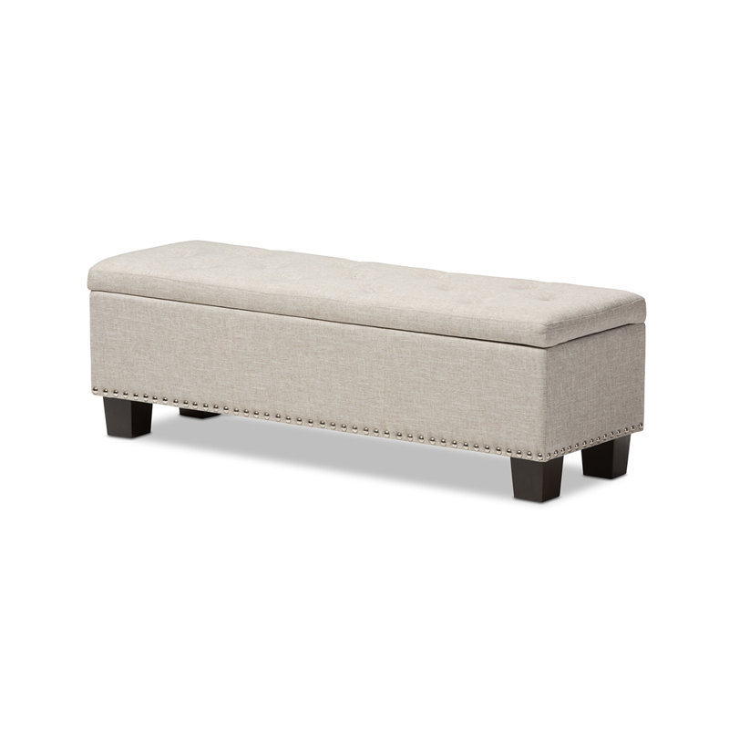 Banc de rangement rembourré Mariana