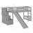 Stairway Twin Size Loft Bed With Slide-1932304830