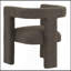 Chaise d'appoint rembourrée 1pc Contemporary Boucle-1087333208