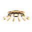 12 LIGHT SEMI FLUSH