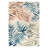 Onley Palm Frond Floral Orange/Ivory/Blue Indoor & Outdoor Area Rug-69986562