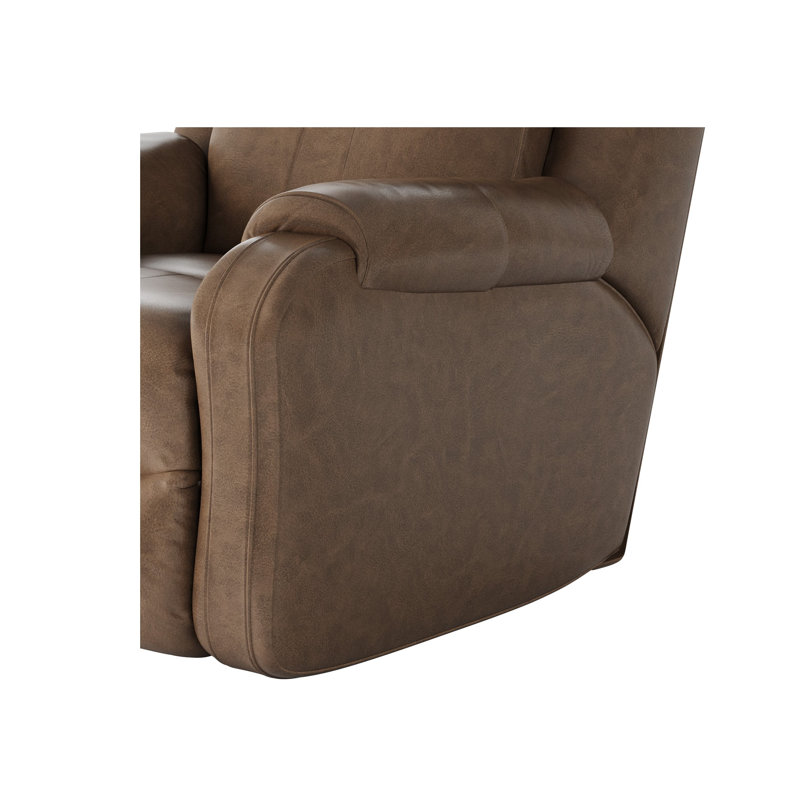 Marvel Power Headrest zero clearance recliner  Recliner, Taupe Polyester Blend