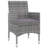 Drashti Square 4 - Person 31.5" Long Dining Set with Cushions-166600629-166600625-166600627