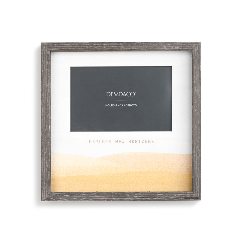 Wood Picture Frame with Mat