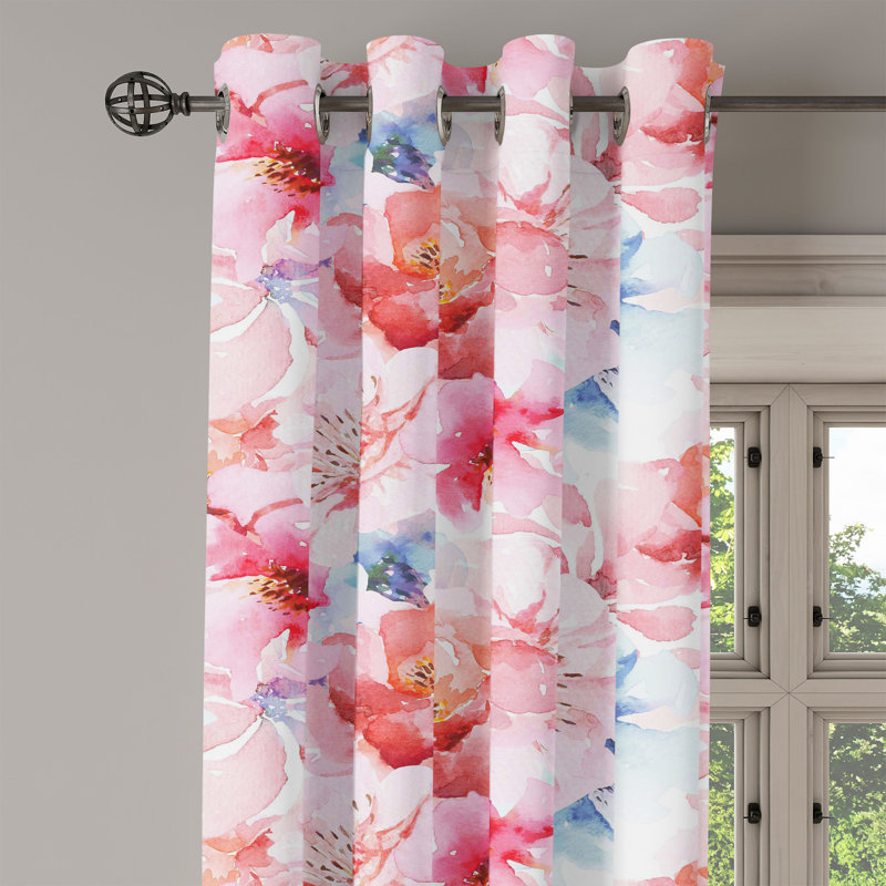 Earlie Semi Sheer Curtain Pair