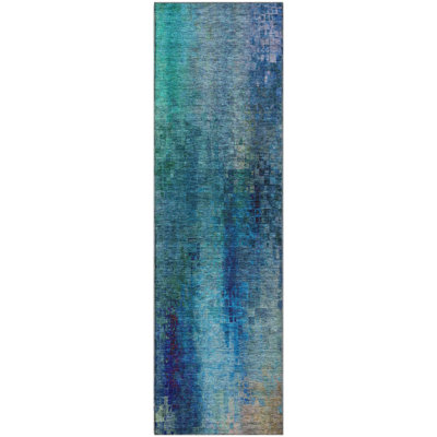 Premium Machine Washable Mayfield AMF2241 Abstract Rug