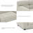 Soft And Comfortable Pet Sofa With Backrest And Armrests, Suitable For Modern Rectangular Pet Sofas For Small And Medium-Sized Dogs-181226888