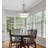 Tes 3-Light Indoor Chrome Hanging Pendant with Frosted Glass Bowl