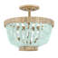 Dune Glass Semi Flush Mount