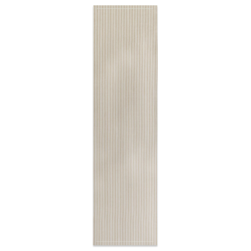 Hannatou Striped 100% Cotton Table Runner, Red