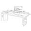 Bureau rectangulaire en bois massif noir-1323713736