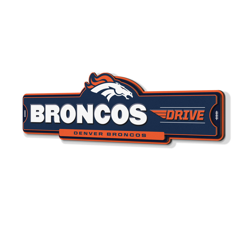 NFL Denver Broncos Street Sign