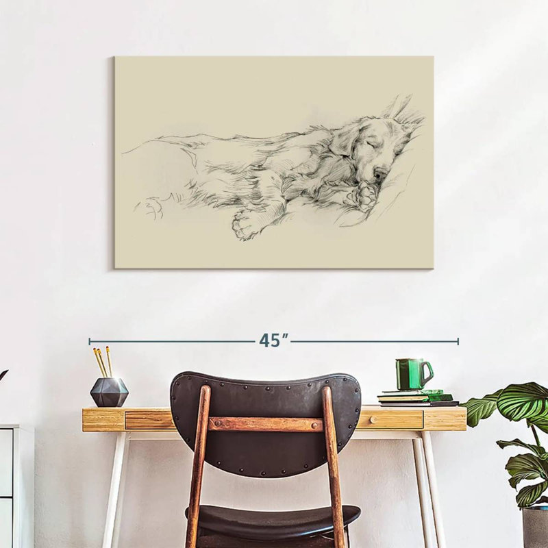 Dog Days I, 26" H x 39" W