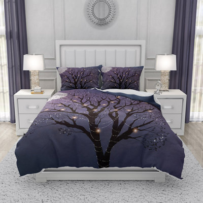 Bedding Sets Box Stitch Floral Duvet Cover & Insert