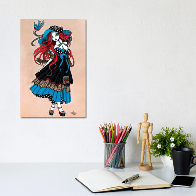 Emma 1 Piece Wrapped Canvas Wall Art