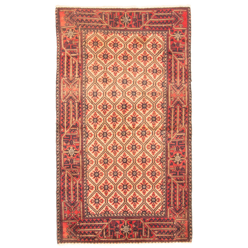 Teimani Beige Rug 2'7" x 4'9"