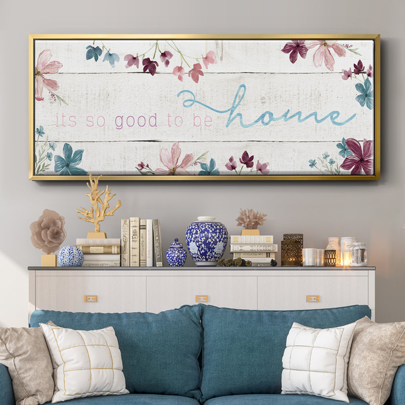 Good To Be Home- Framed Canvas