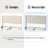 Upholstered Platform Bed Frame-41592263-41592260