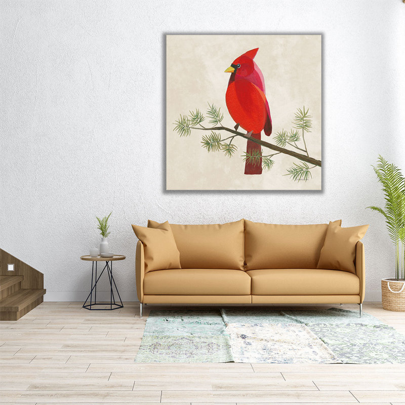 Festive Friends III - reproduction d'art sur toile, H 12 po x l 12 po