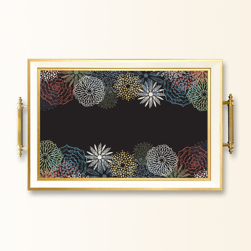 Elegant Glass Tray, 19.7 x 11.4 x 1.4 inches | 100% Durable Glass Construction | Easy to Clean with Damp Cloth | Ideal for Serving, Decorative Display, and Organizing | Stylish Addition to Home Décor