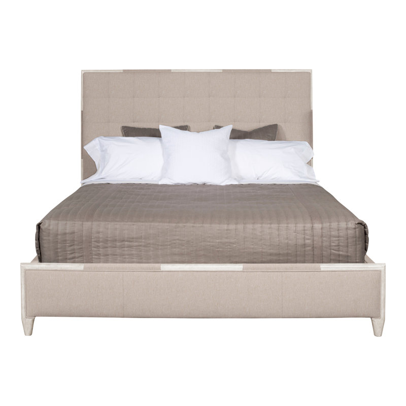 Thom Filicia Home Chatfield King Bed, Jiggles Fawn, Casa Blanca