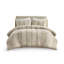 Ensemble d'édredon en coton 3 pièces taupe-130418682-130418684