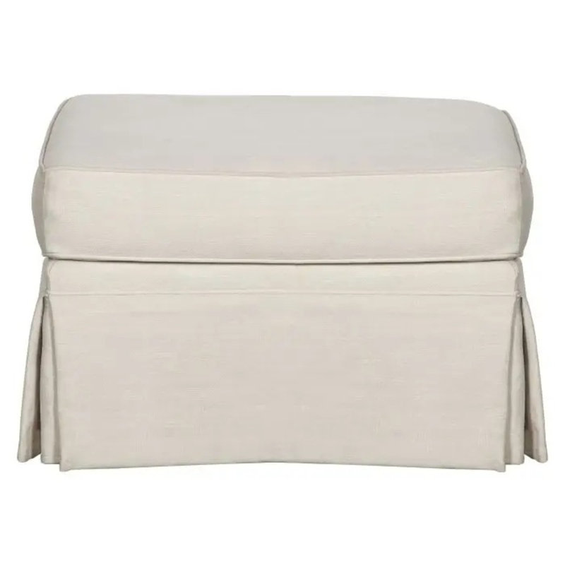 Savannah Ottoman, Linen