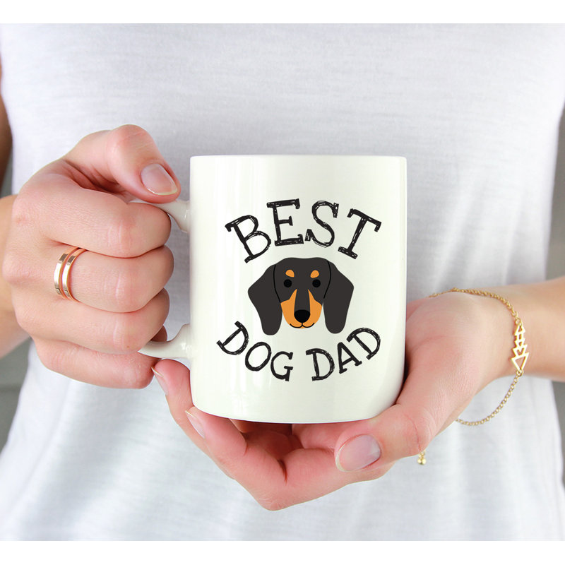 Tasse à café Best Dog Dad, Teckel