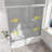 55"-60" W x 60" H Shower Door-128504513