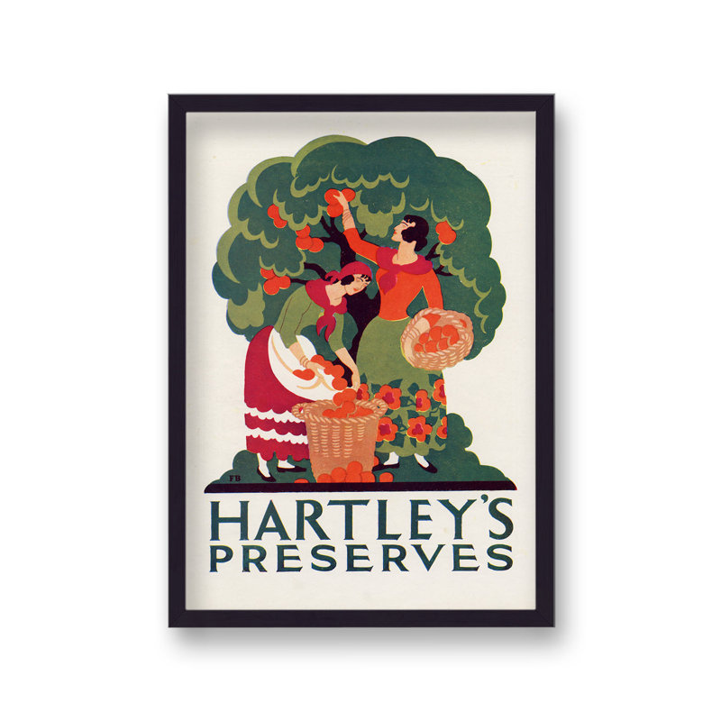 Vintage Hartleys Preserves by Vouvart - Single Picture Frame Print