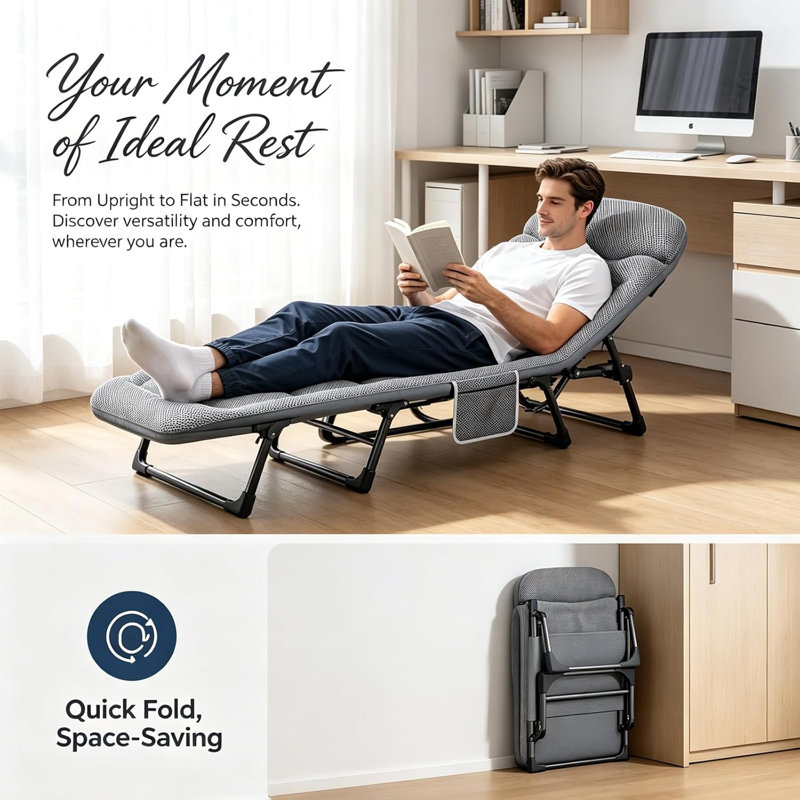 Adjustable Folding Office Camping Bed Lounge